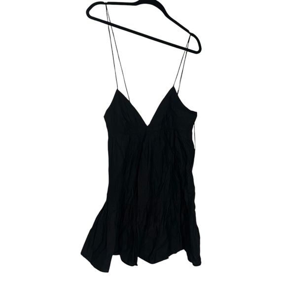 Zara Short Shell Dress Black Size Medium - Picture 1 of 7